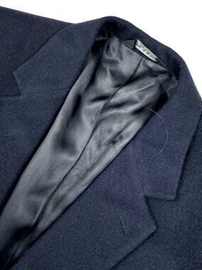 Jos A Bank Men’s 100% Camel Hair 2-Button Blazer Jacket Blue • 42R